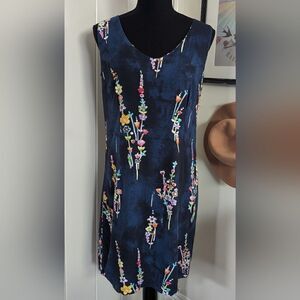 Jams World Floating Bouquet Dress MD Tropical Coastal Cowgirl Beachy Chic Retro